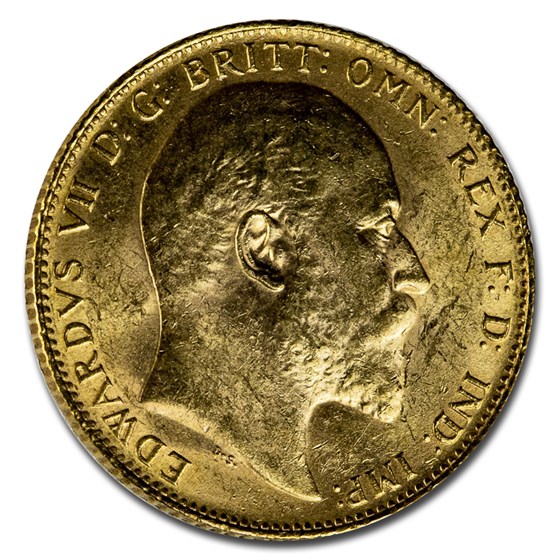 1906 Great Britain Gold Sovereign Edward VII BU 1906 Great Britain Gold Sovereign Edward VII BU